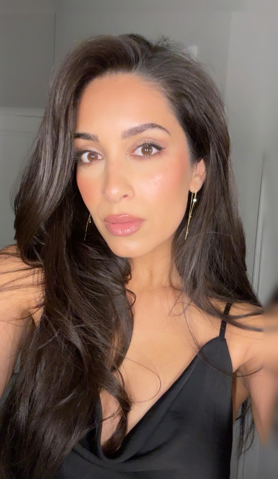 Close-up editorial portrait of Rebecca Vargas